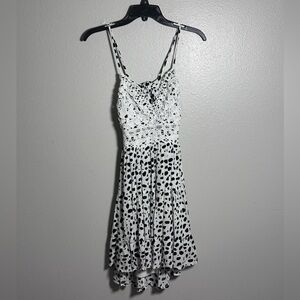HYFVE Women Black/White Backless Dress Size‎ S